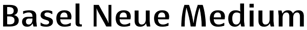 Basel Neue Medium Font