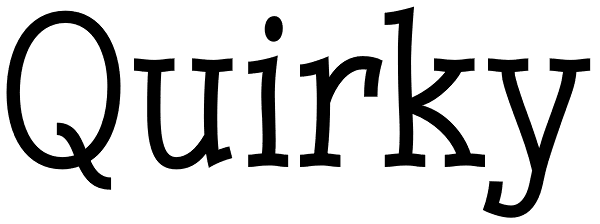 Quirky Font