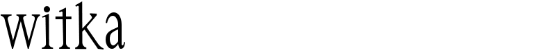 witka Font