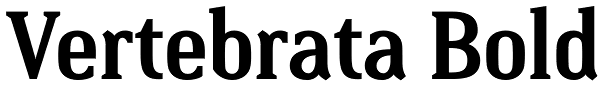 Vertebrata Bold Font