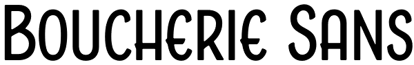 Boucherie Sans Font