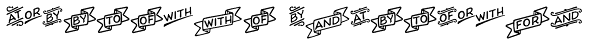 Boucherie Catchwords Font