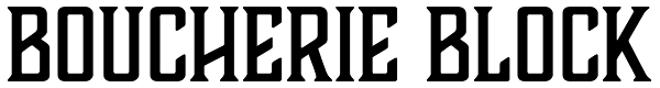 Boucherie Block Font