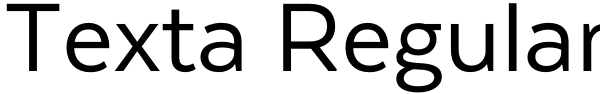 Texta Regular Font