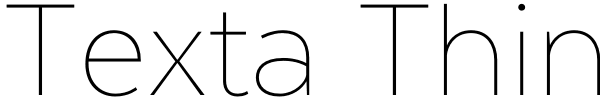 Texta Thin Font