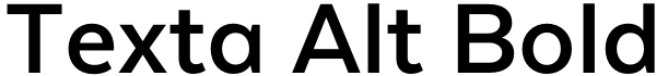 Texta Alt Bold Font