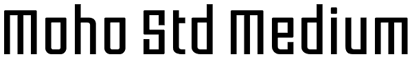 Moho Std Medium Font