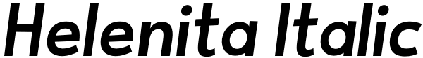 Helenita Italic Font