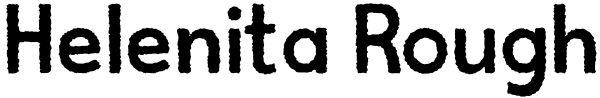 Helenita Rough Font
