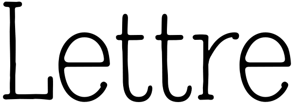 Lettre Font
