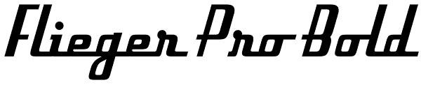 Flieger Pro Bold Font