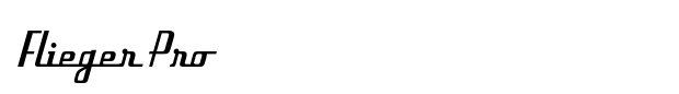 Flieger Pro Font