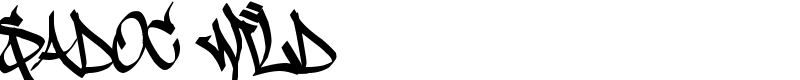 Sadoc Wild Font