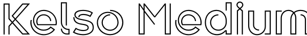 Kelso Medium Font