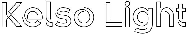 Kelso Light Font