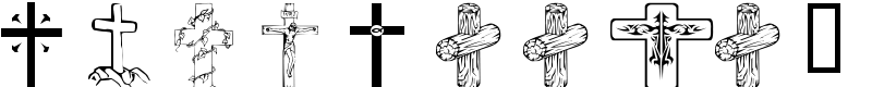 wmcrosses1 Font