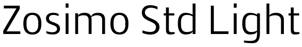 Zosimo Std Light Font