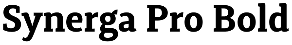 Synerga Pro Bold Font