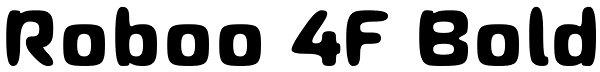 Roboo 4F Bold Font