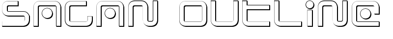 Sagan Outline Font