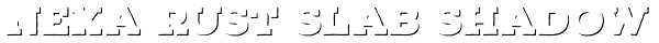 Nexa Rust Slab Shadow Font