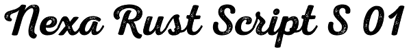 Nexa Rust Script S 01 Font