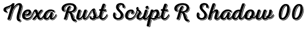 Nexa Rust Script R Shadow 00 Font