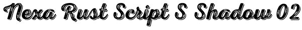 Nexa Rust Script S Shadow 02 Font