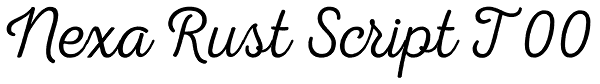 Nexa Rust Script T 00 Font