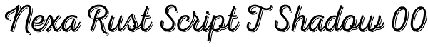 Nexa Rust Script T Shadow 00 Font