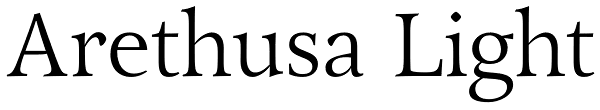 Arethusa Light Font