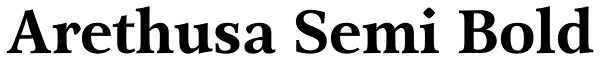 Arethusa Semi Bold Font
