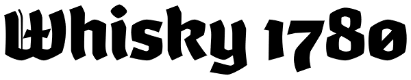 Whisky 1780 Font