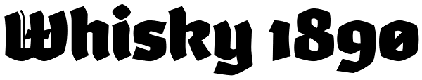 Whisky 1890 Font
