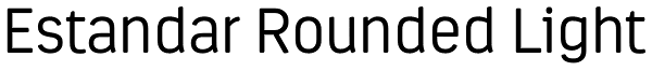 Estandar Rounded Light Font