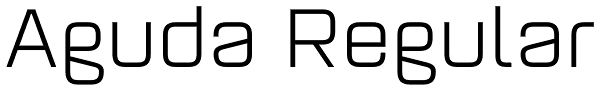 Aguda Regular Font