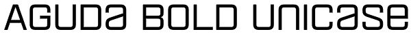 Aguda Bold Unicase Font