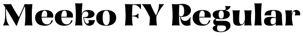 Meeko FY Regular Font