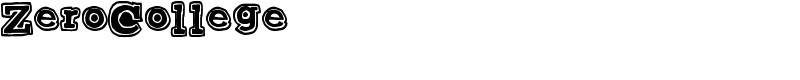 ZeroCollege Font