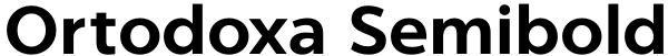 Ortodoxa Semibold Font