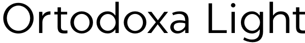 Ortodoxa Light Font