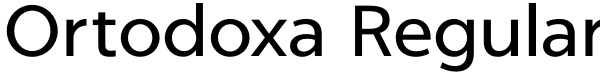 Ortodoxa Regular Font