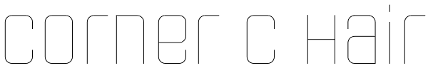 Corner C Hair Font