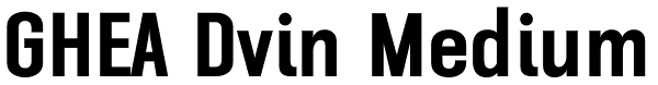 GHEA Dvin Medium Font
