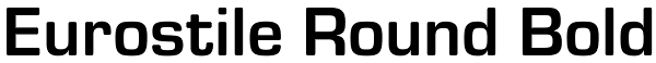Eurostile Round Bold Font