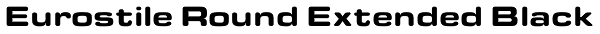 Eurostile Round Extended Black Font