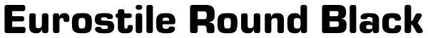 Eurostile Round Black Font