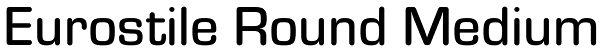 Eurostile Round Medium Font