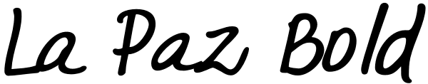 La Paz Bold Font