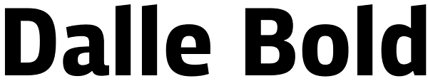 Dalle Bold Font